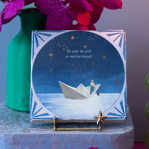 StoryTiles Towards new horizons tegel small