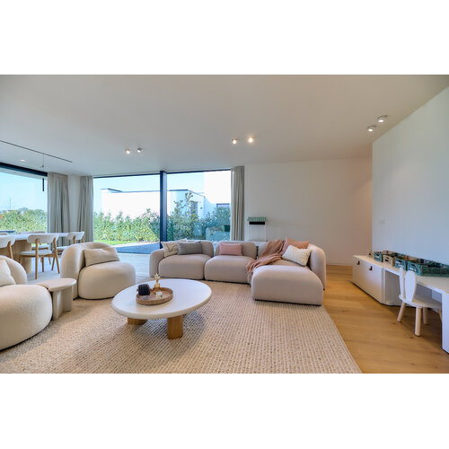 Paul Rogers Mollis sofa 3 elementen + poef - stof DAR-04