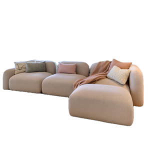 Paul Rogers Mollis canapé 3 éléments + pouf - tissu DAR-04