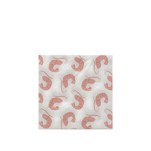 Broste Copenhagen Shrimp papieren servetten - set van 20