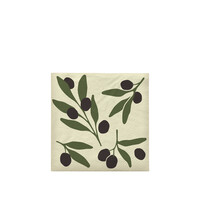 Olive papieren servetten - set van 20