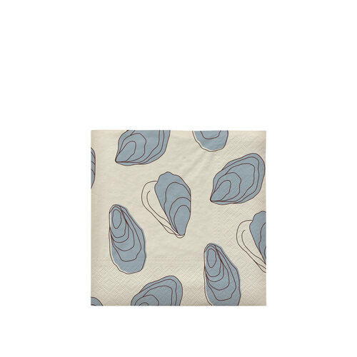 Broste Copenhagen Oyster papieren servetten - set van 20