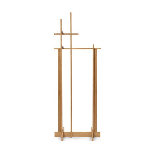 Ferm Living Bridges kledingrek geoliede eik L 69 x H 183