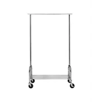 Robe kledingrek zilver finish L 100 x H 160