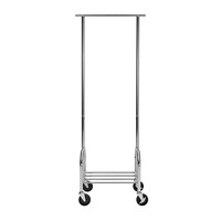 Robe kledingrek zilver finish L 60 x H 160