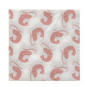 Broste Copenhagen Shrimp papieren servetten - set van 20