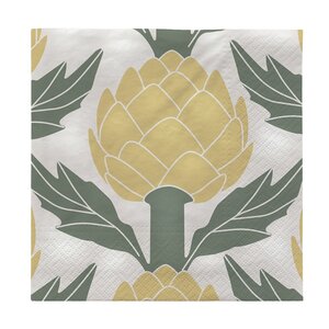 Broste Copenhagen Artichoke serviettes en papier - lot de 20 Broste Copenhagen Artichoke serviettes en papier - lot de 20