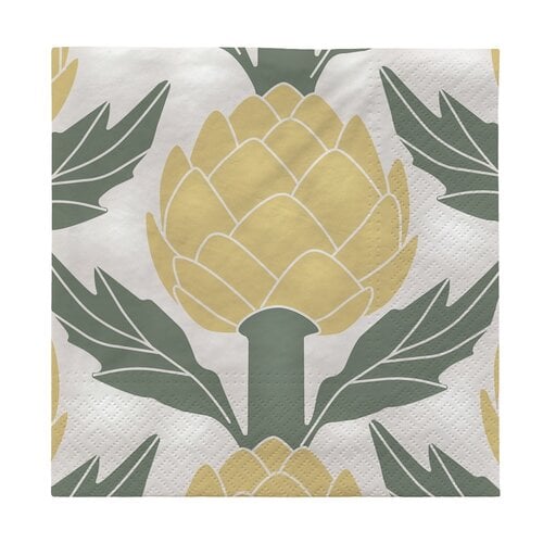 Broste Copenhagen Artichoke papieren servetten - set van 20
