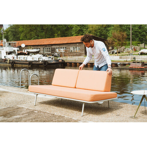 Weltevree Sofabed in-/outdoor lichtgrijs - grijs