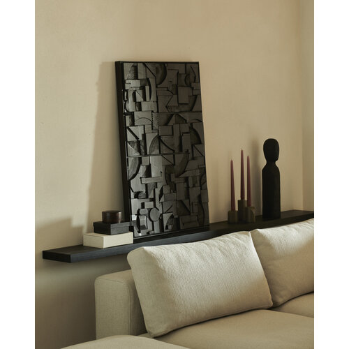 Ethnicraft Bricks muurdecoratie zwart