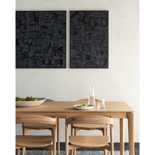 Ethnicraft Bricks muurdecoratie zwart