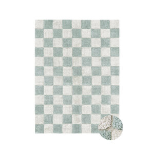 Lorena Canals Kitchen tiles wasbaar tapijt blue sage 90 x 130 cm