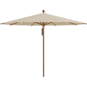 Glatz Piazza parasol aluminium houtlook stof 422 taupe