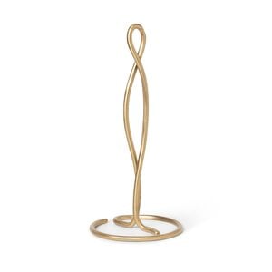 Ferm Living Curvature keukenrolhouder messing