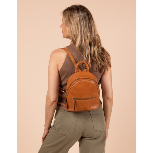 O My Bag Ivy mini rugzak soft grain leder - wild oak