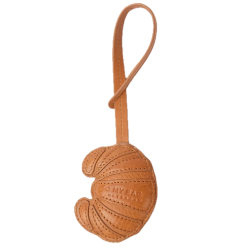 O My Bag Croissant handtas accessoire/bag charm - wild oak