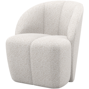 WOOOD Mojo fauteuil pivotant en chenille Ecru