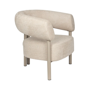 Zuiver Heels fauteuil lounge beige Zuiver Heels fauteuil lounge beige