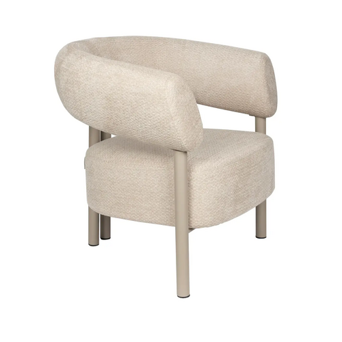 Zuiver Heels fauteuil lounge beige