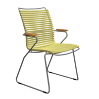 Click tuinstoel met armleuningen en hoge rug