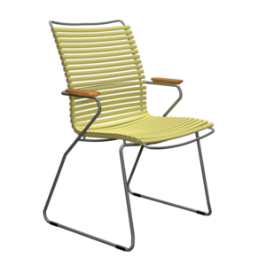 Houe Click chaise de jardin avec accoudoirs et dossier haut