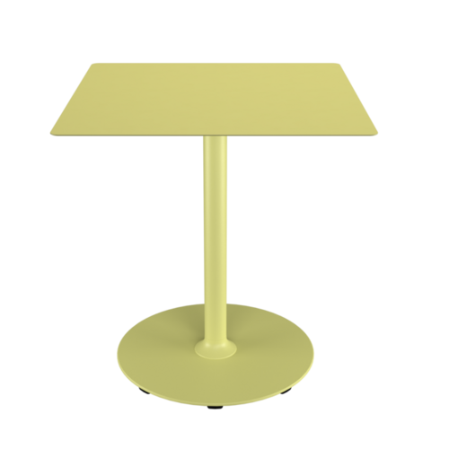 Houe Pico table de jardin carrée 70x70 cm base ronde