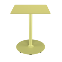 Pico table de jardin carrée 60x60 cm base ronde