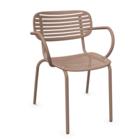 Mom chaise de jardin avec accoudoirs magnolia pink