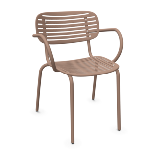 Emu Mom chaise de jardin avec accoudoirs magnolia pink