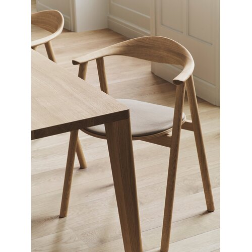 Bolia Graceful eettafel witgeolied eiken massief