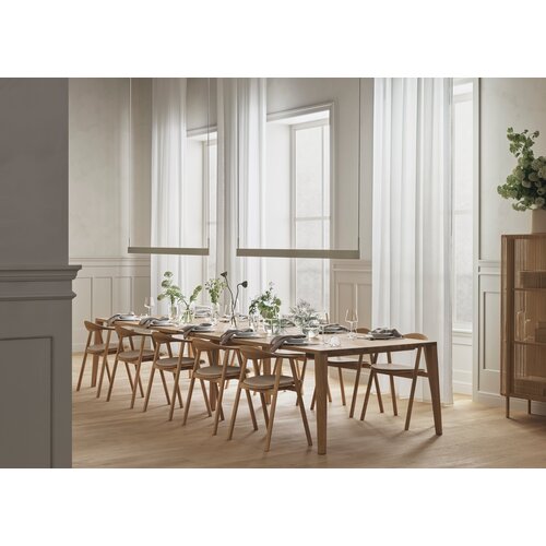 Bolia Graceful eettafel witgeolied eiken massief