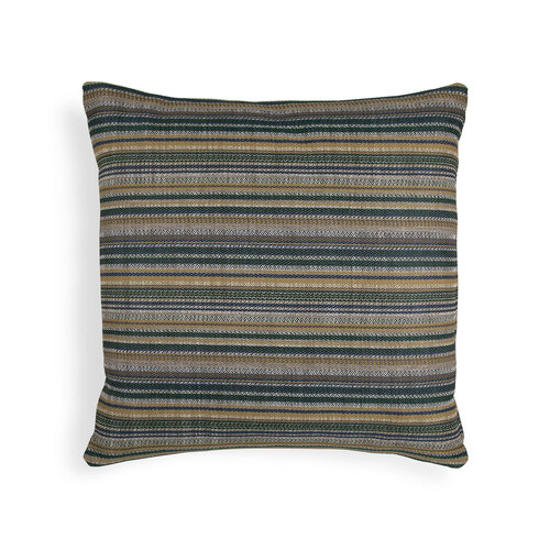 Ethnicraft Zahara Stripes outdoor kussen blue vierkant