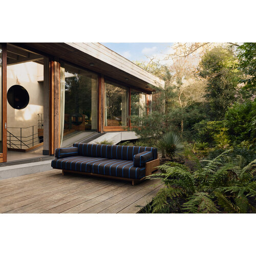 HKLiving Outdoor canapé en teck Burnt Sky