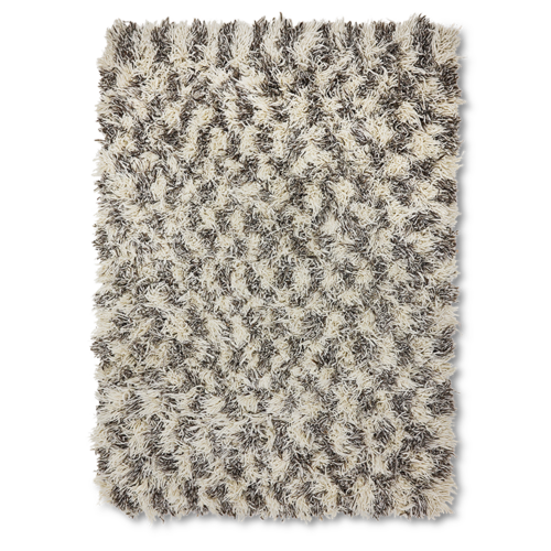 HKLiving Shaggy tapis Checkers 200x300cm