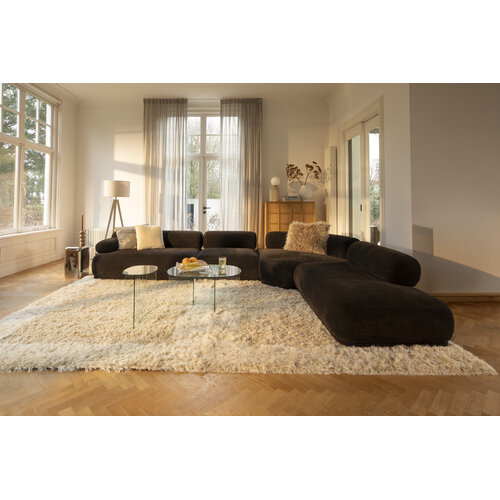Zuiver Sofa Rembrandt 7,5-zit links donkerbruin Zuiver Sofa Rembrandt 7,5-zit links donkerbruin
