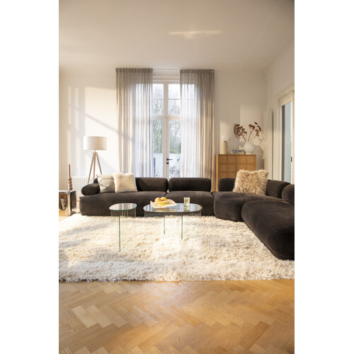 Zuiver Sofa Rembrandt 7,5-zit links donkerbruin Zuiver Sofa Rembrandt 7,5-zit links donkerbruin
