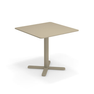 Emu Darwin table de jardin pliante 80x80 taupe