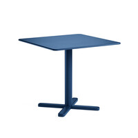 Darwin table de jardin pliante 80x80 saphire blue