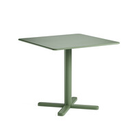 Darwin inklapbare tuintafel 80 x 80 military green