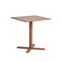 Darwin tuintafel 70x70 maple red
