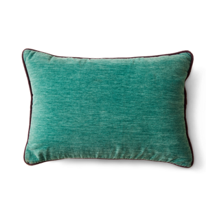 HKLiving Kussen fluweel deep sea 50x35cm