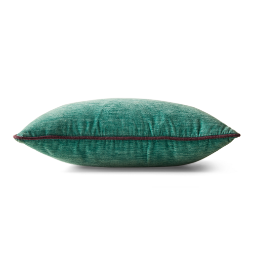 HKLiving Coussin en velours Deep Sea 50x35cm