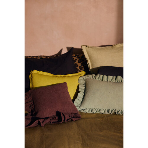 HKLiving Kussen linnen lemongrass 50x30cm HKLiving Kussen linnen lemongrass 50x30cm