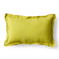 Kussen linnen lemongrass 50x30cm