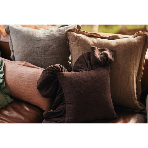HKLiving Coussin en lin Magnolia 70x30cm