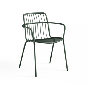 Emu Alisea tuinstoel met armleuningen dark green