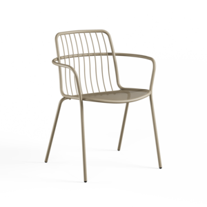 Emu Alisea tuinstoel met armleuningen taupe