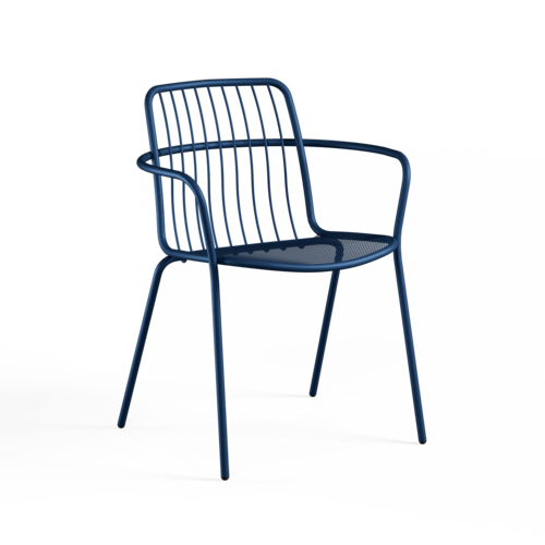 Emu Alisea tuinstoel met armleuningen saphire blue