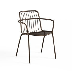 Emu Alisea tuinstoel met armleuningen indian brown