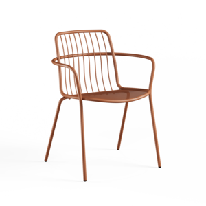 Emu Alisea tuinstoel met armleuningen maple red